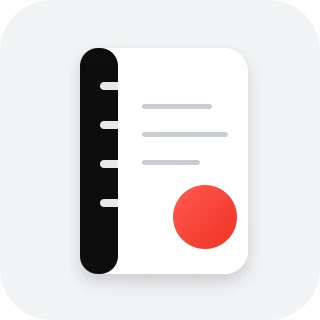 Документ А4 на пластиковой пружине