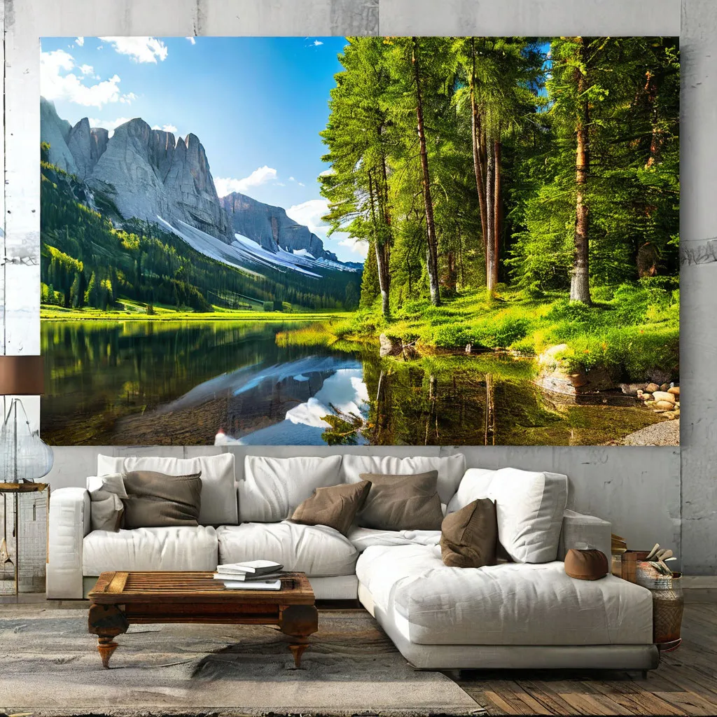 Печать на холсте